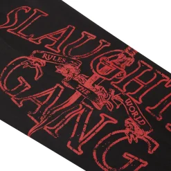 Corteiz x Slaughter Gang 21 Savage Black Sweatpants< Bottoms|Sweatpants