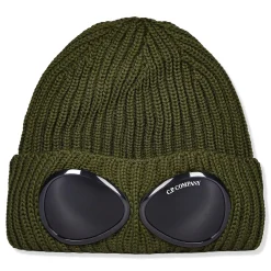 CP Company Ivy Green Goggle Beanie< Hats & Caps