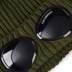 CP Company Ivy Green Goggle Beanie< Hats & Caps