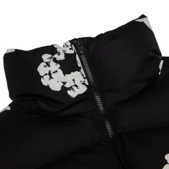 Denim Tears Cotton Wreath Black Puffer Jacket< Coats & Jackets
