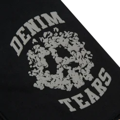 Denim Tears Denim University Black Sweat Shorts< Shorts
