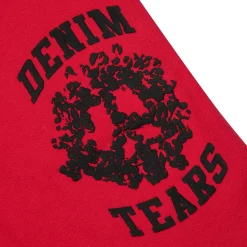 Denim Tears Denim University Red Sweat Shorts< Shorts