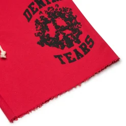 Denim Tears Denim University Red Sweat Shorts< Shorts