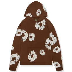 Denim Tears The Cotton Wreath Brown Hoodie< Sweatshirts & Hoodies