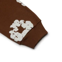 Denim Tears The Cotton Wreath Brown Hoodie< Sweatshirts & Hoodies