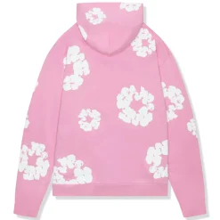 Denim Tears The Cotton Wreath Pink Hoodie< Sweatshirts & Hoodies