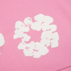 Denim Tears The Cotton Wreath Pink Hoodie< Sweatshirts & Hoodies