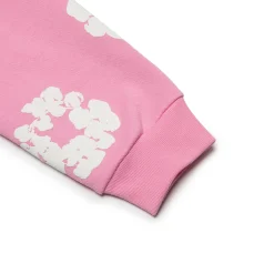 Denim Tears The Cotton Wreath Pink Hoodie< Sweatshirts & Hoodies