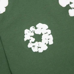 Denim Tears The Cotton Wreath Long-Sleeve Green T Shirt< T-shirts