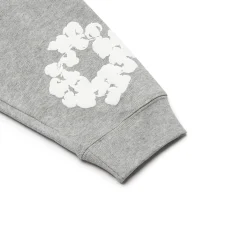 Denim Tears The Cotton Wreath Long-Sleeve Grey T Shirt< T-shirts