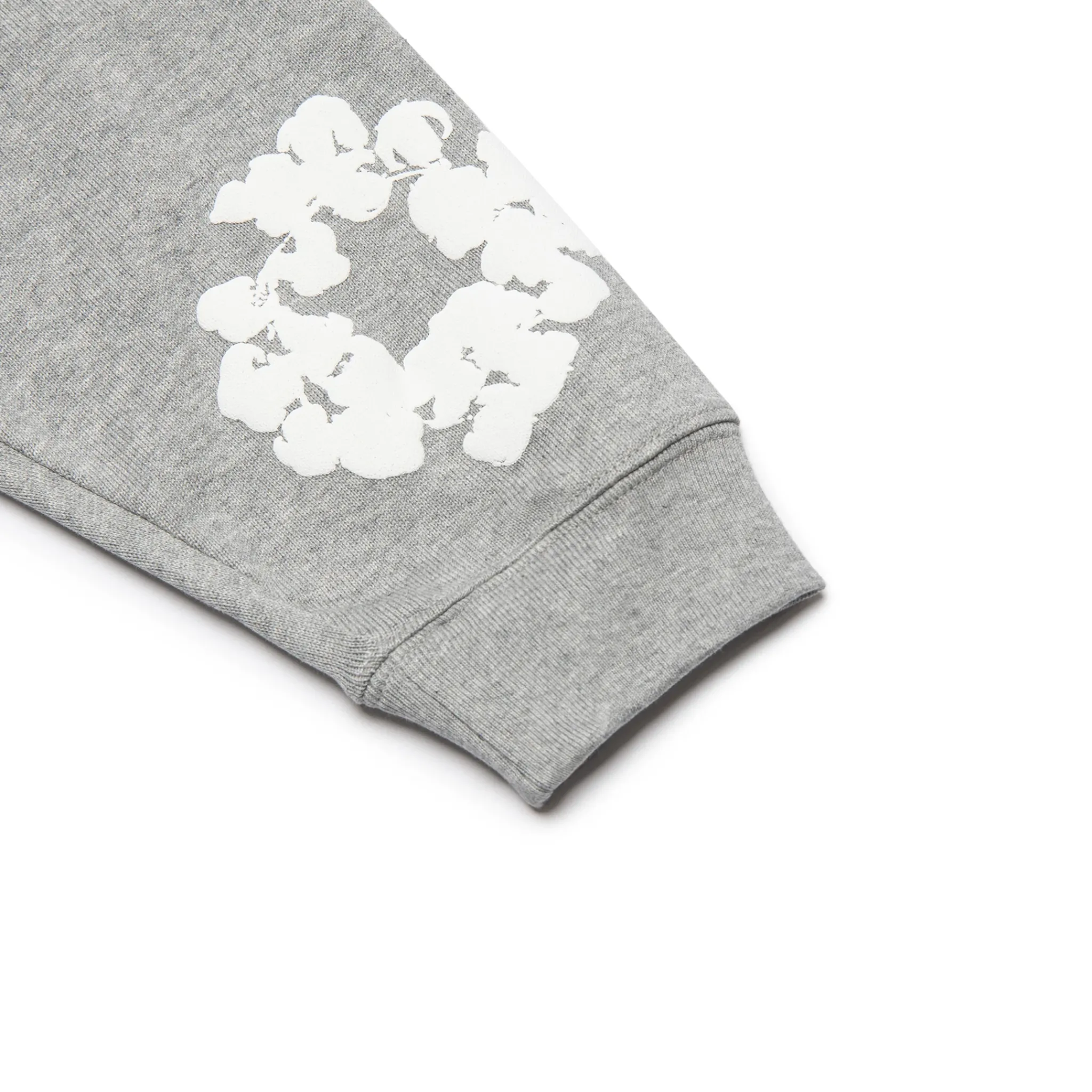 Denim Tears The Cotton Wreath Long-Sleeve Grey T Shirt< T-shirts