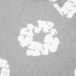 Denim Tears The Cotton Wreath Long-Sleeve Grey T Shirt< T-shirts