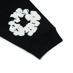 Denim Tears The Cotton Wreath Long-Sleeve Black T Shirt< T-shirts