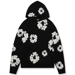 Denim Tears The Cotton Wreath Black Hoodie< Matching Sets|Sweatshirts & Hoodies