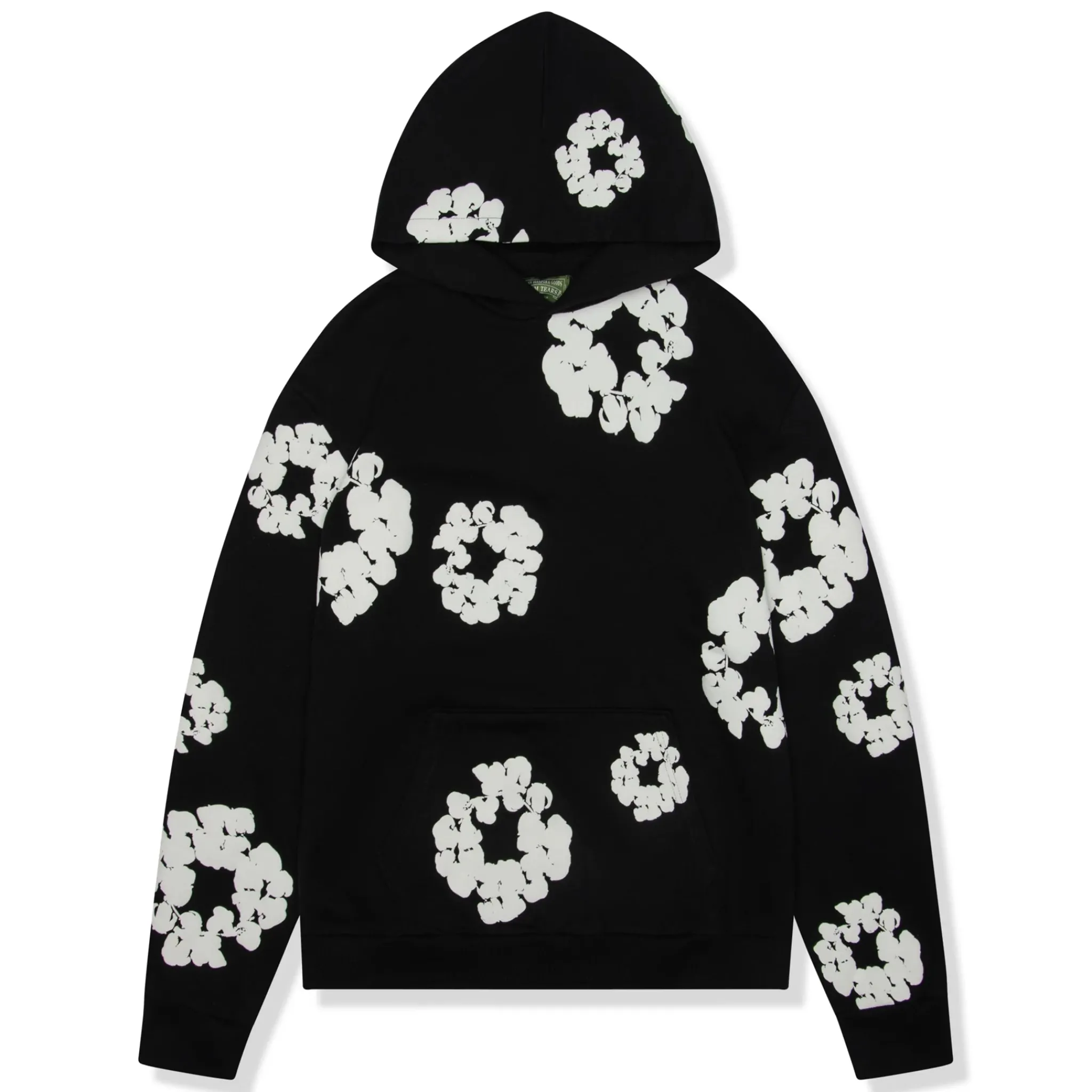 Denim Tears The Cotton Wreath Black Hoodie< Matching Sets|Sweatshirts & Hoodies