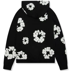Denim Tears The Cotton Wreath Black Hoodie< Matching Sets|Sweatshirts & Hoodies