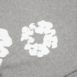 Denim Tears The Cotton Wreath Grey Hoodie< Matching Sets|Sweatshirts & Hoodies