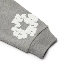 Denim Tears The Cotton Wreath Grey Hoodie< Matching Sets|Sweatshirts & Hoodies
