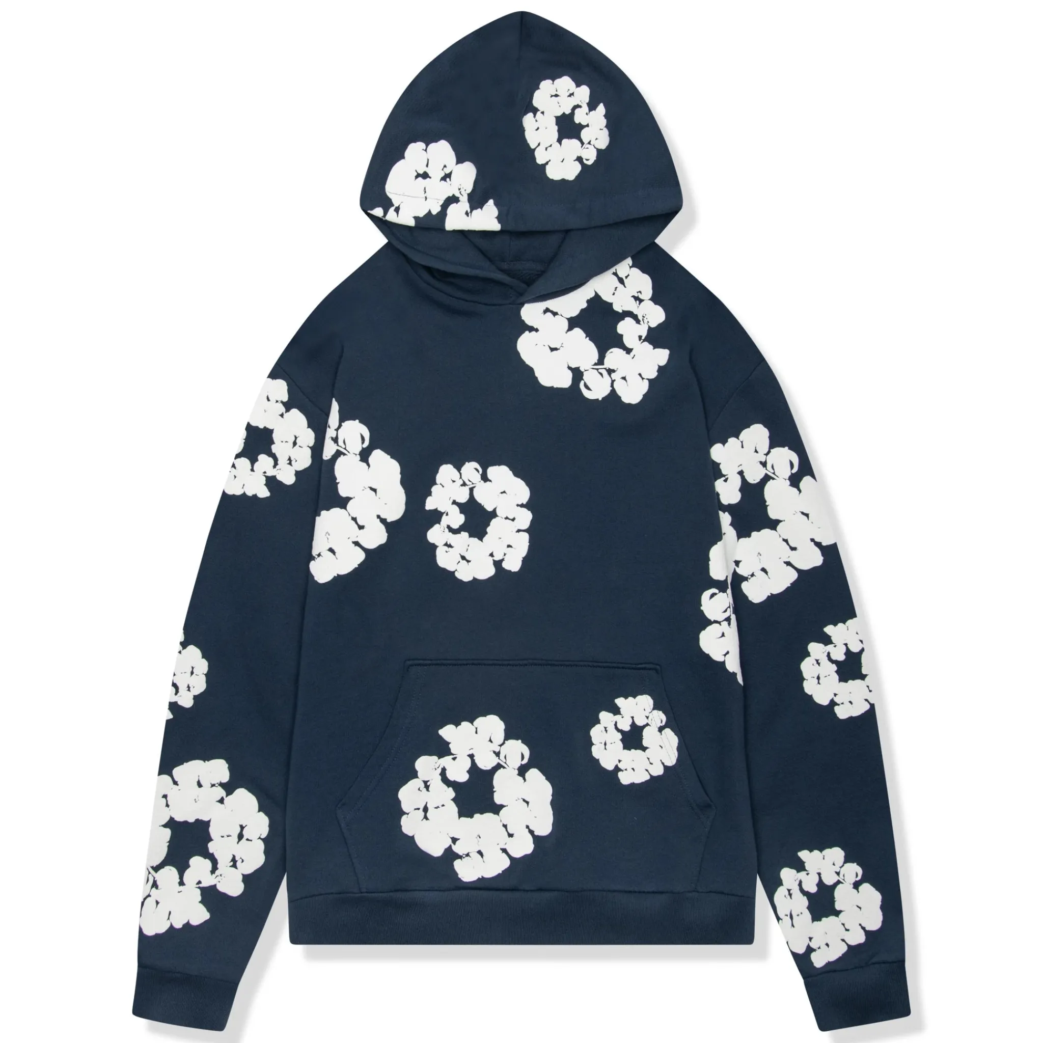 Denim Tears The Cotton Wreath Navy Hoodie< Matching Sets|Sweatshirts & Hoodies