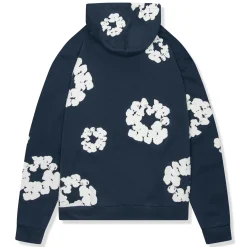 Denim Tears The Cotton Wreath Navy Hoodie< Matching Sets|Sweatshirts & Hoodies