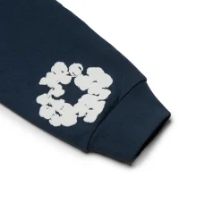 Denim Tears The Cotton Wreath Navy Hoodie< Matching Sets|Sweatshirts & Hoodies