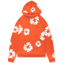 Denim Tears The Cotton Wreath Orange Hoodie< Matching Sets|Sweatshirts & Hoodies
