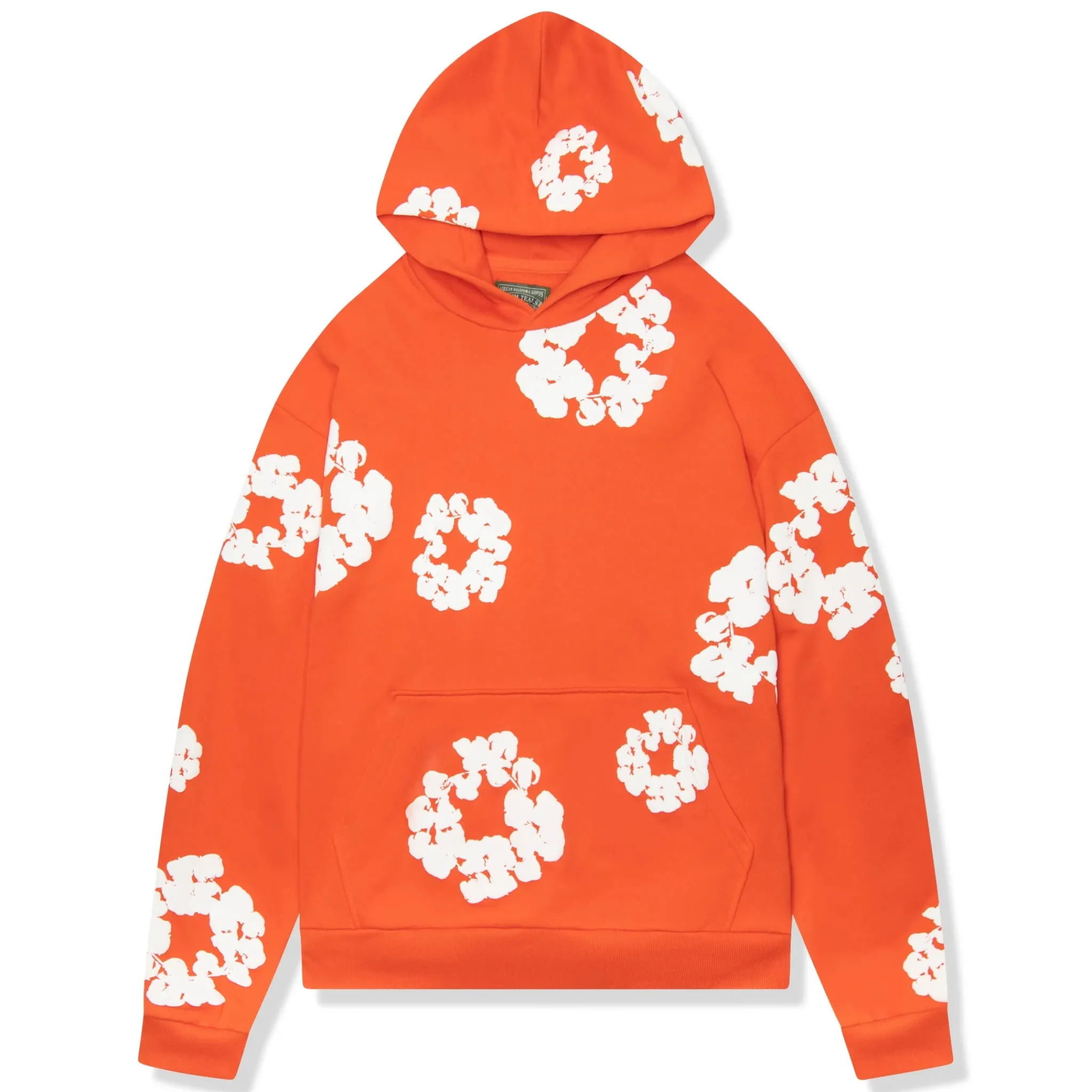Denim Tears The Cotton Wreath Orange Hoodie< Matching Sets|Sweatshirts & Hoodies