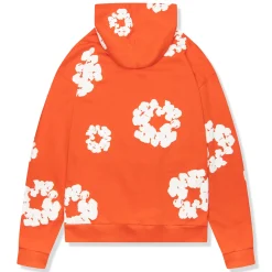 Denim Tears The Cotton Wreath Orange Hoodie< Matching Sets|Sweatshirts & Hoodies