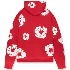 Denim Tears The Cotton Wreath Red Hoodie< Matching Sets|Sweatshirts & Hoodies