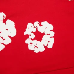 Denim Tears The Cotton Wreath Red Hoodie< Matching Sets|Sweatshirts & Hoodies