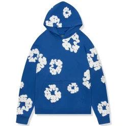 Denim Tears The Cotton Wreath Royal Blue Hoodie< Matching Sets|Sweatshirts & Hoodies