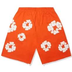 Denim Tears The Cotton Wreath Orange Shorts< Shorts