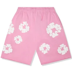 Denim Tears The Cotton Wreath Pink Shorts< Shorts
