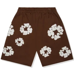 Denim Tears The Cotton Wreath Brown Shorts< Shorts
