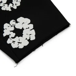 Denim Tears The Cotton Wreath Black Shorts< Shorts