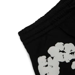 Denim Tears The Cotton Wreath Black Shorts< Shorts