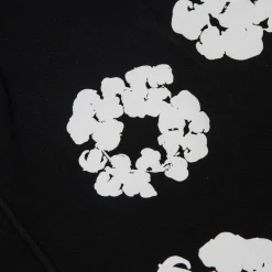 Denim Tears The Cotton Wreath Black Shorts< Shorts