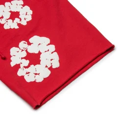 Denim Tears The Cotton Wreath Red Shorts< Shorts