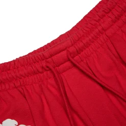 Denim Tears The Cotton Wreath Red Shorts< Shorts