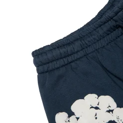 Denim Tears The Cotton Wreath Navy Shorts< Shorts