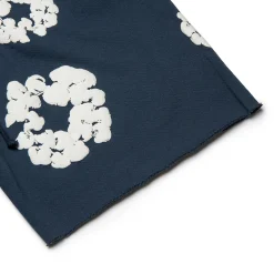 Denim Tears The Cotton Wreath Navy Shorts< Shorts