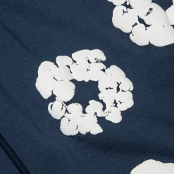 Denim Tears The Cotton Wreath Navy Shorts< Shorts