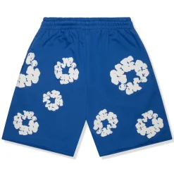 Denim Tears The Cotton Wreath Royal Blue Shorts< Shorts