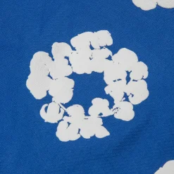 Denim Tears The Cotton Wreath Royal Blue Shorts< Shorts