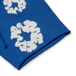 Denim Tears The Cotton Wreath Royal Blue Shorts< Shorts