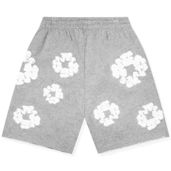 Denim Tears The Cotton Wreath Grey Shorts< Shorts