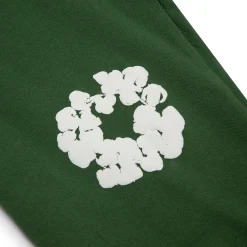 Denim Tears The Cotton Wreath Green Sweatpants< Bottoms|Matching Sets