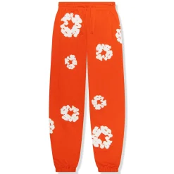 Denim Tears The Cotton Wreath Orange Sweatpants< Bottoms|Matching Sets