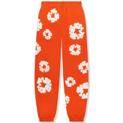 Denim Tears The Cotton Wreath Orange Sweatpants< Bottoms|Matching Sets