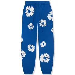 Denim Tears The Cotton Wreath Royal Blue Sweatpants< Bottoms|Matching Sets
